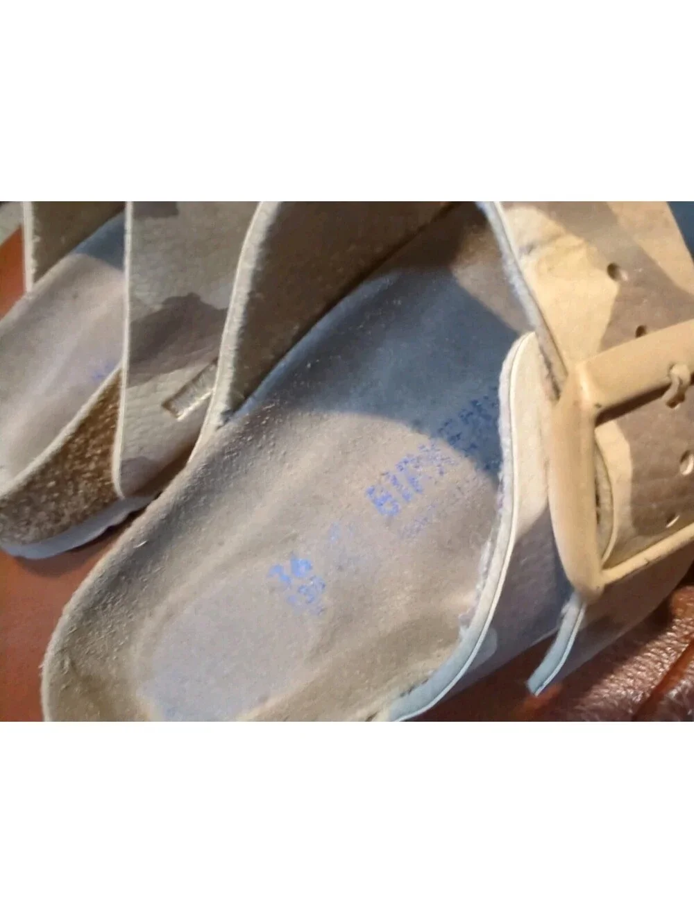 Birkenstock Arizona Desert Soil Camo Grey Sandals Limited Soft 36 US Women 5 5.5